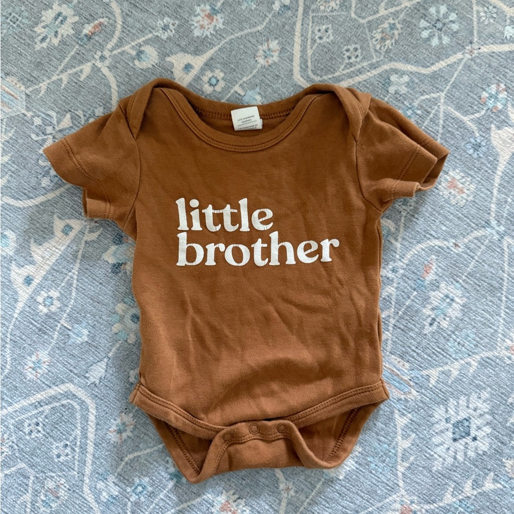 Brown 'Little Brother' Bodysuit